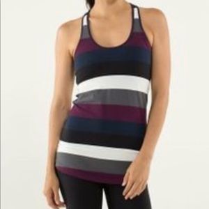 Lululemon Striped Racerback Tank